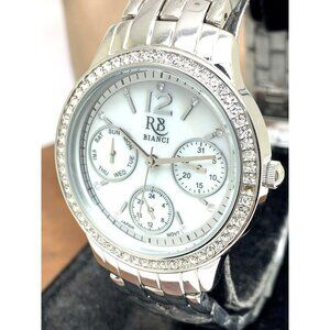 Roberto Bianci Women's Watch RB0840 Valentini Quartz Mother of Pearl Dial Gemmed